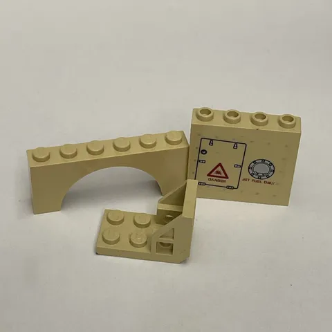 Lego 4598 33077 4215 Beige Replacement Parts Pieces Lot of 3