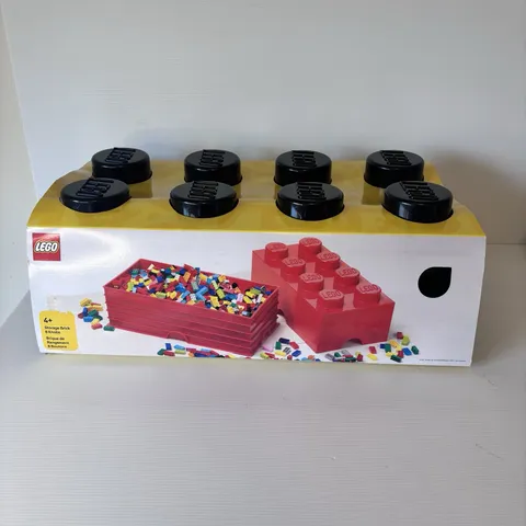 Lego storage brick , 8 studs , Black Large 50cm X 25cm! New