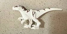 Lego Jurassic World Dinosaur ATROCIRAPTOR White w/Reddish Brown Marks, 76945