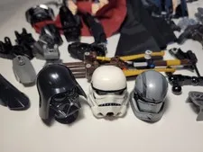 LEGO Bionicle Figures Parts Accessories Lot Mixed 1.5 lb Star Wars Themes