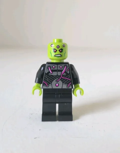 LEGO sh0159 Minifigure DC Super Heroes Brainiac Attack 76040 Superman Villain