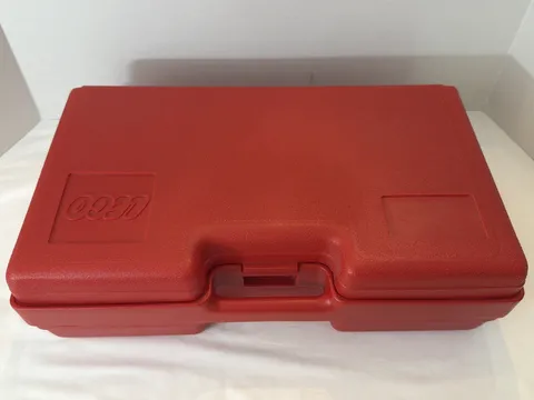 Vintage 1980’s Red Plastic Lego Carrying Case W/ Sorting Trays - 17” X 10”