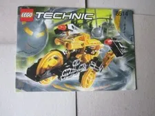 Lego Technic Building Instructions Instruction 8514 Bike