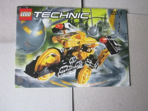 Lego Technic Building Instructions Instruction 8514 Bike