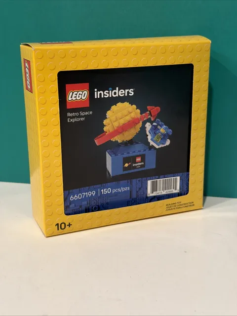 New Sealed Lego Insiders Retro Space Explorer #6607199 GWP Exclusive