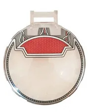 Lego Dish 6 x 6 Inverted w/ Bar Handle with Wires and Red Panel Pattern inv.569