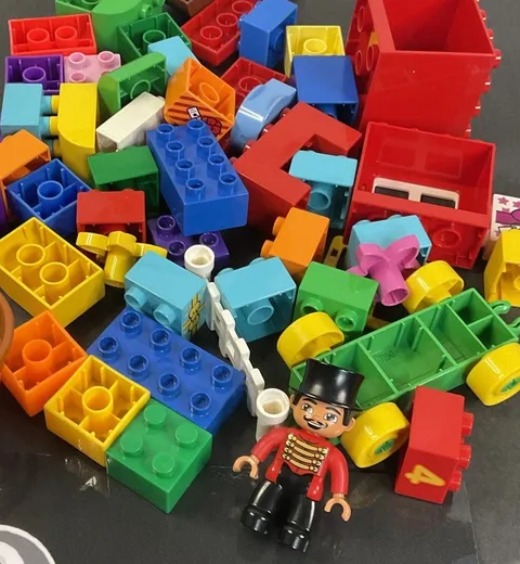 Lego Duplo. Circus Ringmaster. Lot of 55 Pieces. Used. Fun Duplo Rare. 🚚