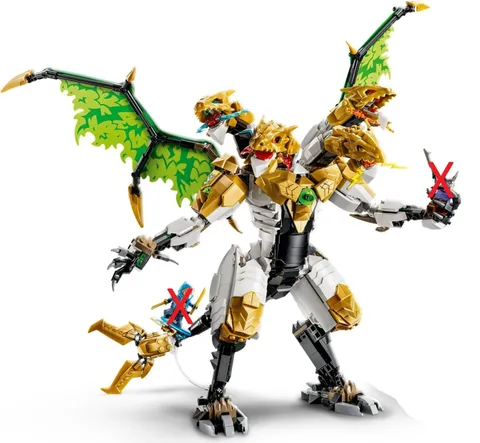 LEGO Ultra Dragon + Poster ONLY - 71872 Ninjago Legends Battle - NO Box/Minifigs