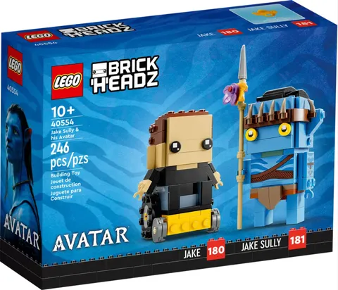 LEGO Brickheadz - Jake Sully and his Avatar 180 181 (40554) NEW & SEALED