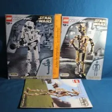 Lego Star Wars Technic - 8008 8007 8001 Stormtrooper C3P0 Droid Instructions