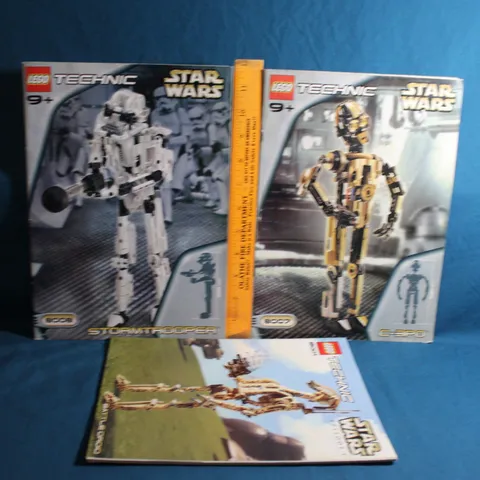 Lego Star Wars Technic - 8008 8007 8001 Stormtrooper C3P0 Droid Instructions