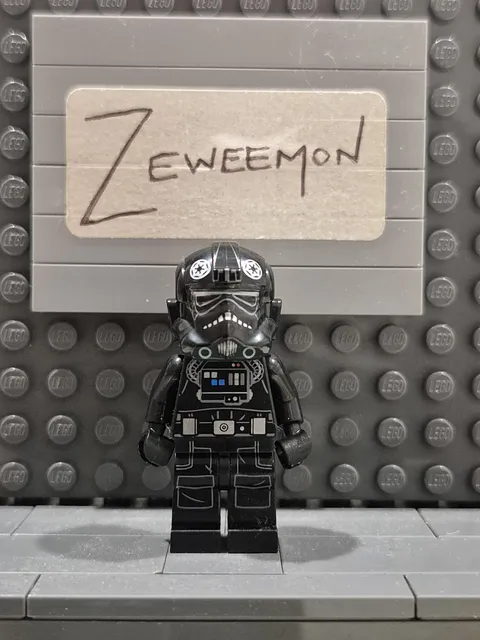Tie Bomber Pilot Clone Wars Star Wars Lego figure minifigure sw1251