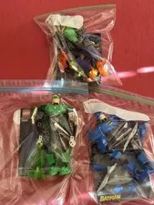 lego super heroes buildable figures 4526, 4527, 4528 bundle batman, joker, green