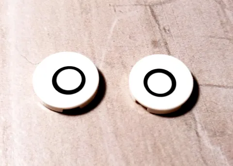 LEGO Eye Set Lot of 2 DEAD EYES Zombie Graveyard Ghoul Creepy Hollow Eyeballs