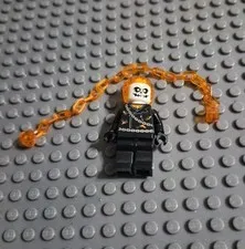 LEGO Ghost Rider Johnny Blaze White Head Minifigure 76058 Super Heroes sh267