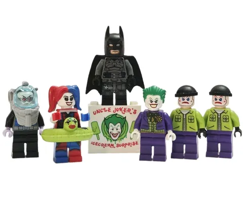 Genuine LEGO DC Batman Minifigure Lot Joker Henchman Harley Quinn Mr Freeze