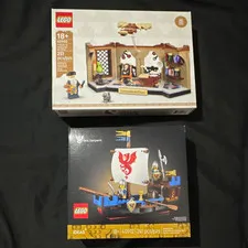 LEGO Sea Serpent 40912 Lego Tribute to Leonardo Da Vinci 40902 GWP Lot Sealed