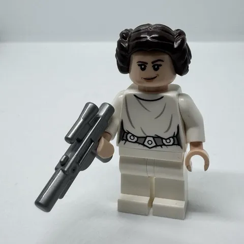 LEGO Star Wars Princess Leia Minifigure with Dark Gray Blaster Accessory