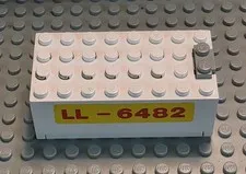 LEGO LL-6482 Light & Sound Helicopter Battery Box 9v 4760c01pb03