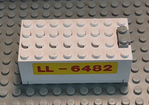 LEGO LL-6482 Light & Sound Helicopter Battery Box 9v 4760c01pb03