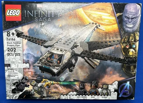 LEGO Super Heroes: Black Panther Dragon Flyer (76186) Slight Box Damage