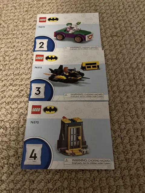 lego 76272 instructions manuals — manuals 2, 3, & 4 ONLY