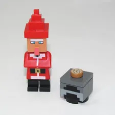 Lego Minecraft Santa Villager Minifigure Min241