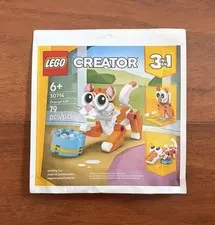 LEGO 30714 Creator 3-in-1 Building Orange Cat Paper Bag New Sealed😸