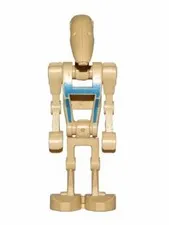LEGO® Minifigure Star Wars sw0065 Battle Droid Pilot w/Tan Torso w/Blue Insignia