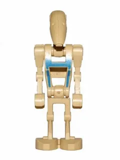 LEGO® Minifigure Star Wars sw0065 Battle Droid Pilot w/Tan Torso w/Blue Insignia