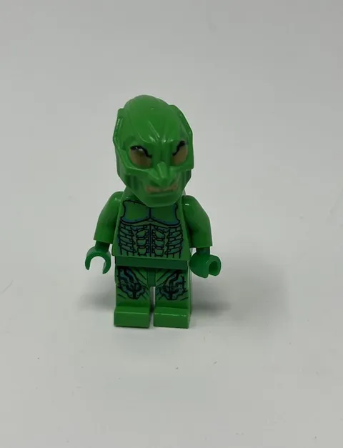 LEGO minifigure Green Goblin w Gold Eyes spd006 Spider-Man 1 DAMAGED Collectible