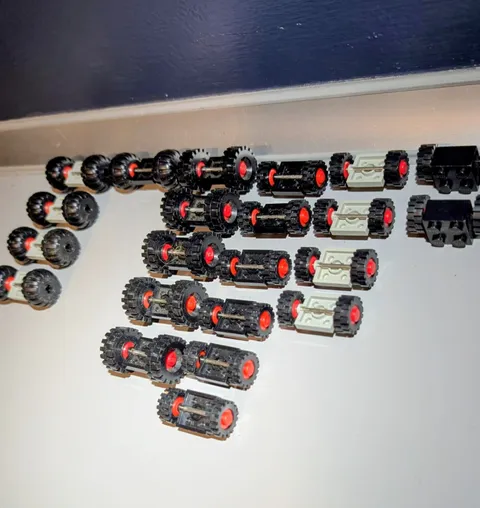 Vintage LEGO wheels Lot Axel 1980's Space Tires wheel Car tire