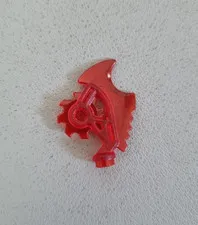 Vintage LEGO NINJAGO Techno Blade Red Clear Top Accessories Weapon Figure