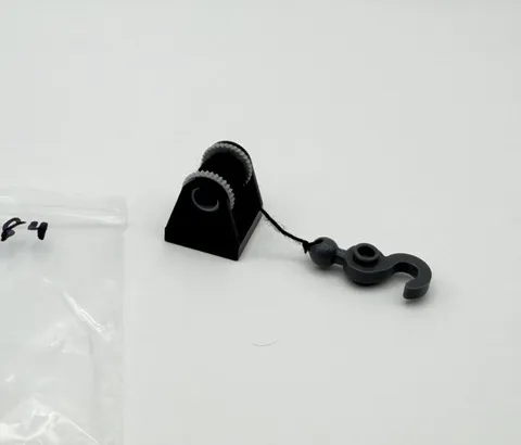 LEGO String Reel 2 x 2 Complete with Black String- 2585/2584/x77a/30395 - 1pc