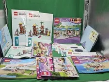 Lot Of 16 Lego Friends Manuals And Sheets