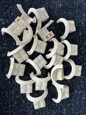 LEGO 50745 White Vehicle, Mudguard 4 x 2 1/2 x 1 2/3 with Arch Round 19 Pieces