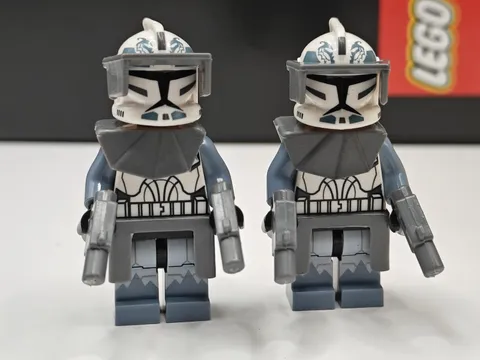 2x Star Wars Wolfpack Clone Trooper, 104th Battalion Phase 1 Custom Lego Minifig