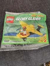 Vintage 1990 LEGO TOWN AIRPORT SET #1560 GLORY GLIDER NOS