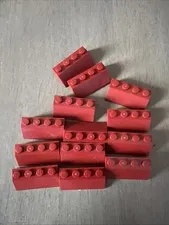 LEGO 3037 Dark Red Slope 45 2 x 4 - 13 Pieces