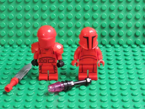 Lot 2 Lego Star Wars minifigs Elite Imperial Praetorian Guard 75386 75225 WH84