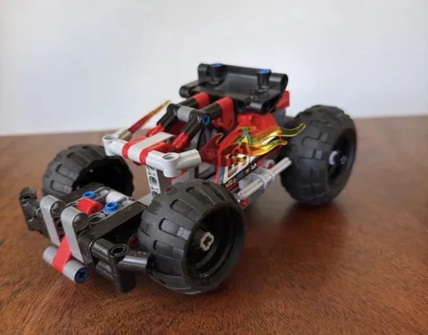 LEGO Technic 42073 BASH! Pull Back Race Car Retired 2018 Set As Pictured