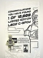 LEGO Star Wars C-3PO Limited Edition Chrome Gold Minifigure Polybag 4521221