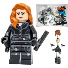 LEGO Black Widow minifigure (NEW, NEVER BUILT) Avengers Marvel 76313 76314 76325