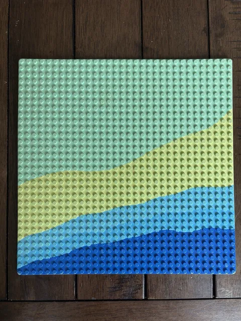 LEGO 3811px1 32x32 Baseplate From Paradisa 6411 Sand Dollar Cafe