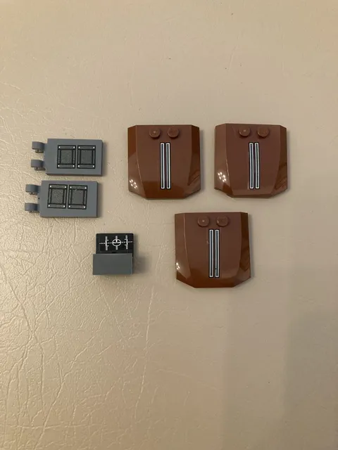 LEGO Star Wars The Clone Wars - Pirate Tank (7753) Sticker Parts Lot