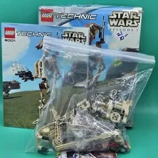 Vintage Lego Technic Star Wars 8001 Battle Droid COMPLETE Episode 1 Box & Manual