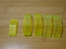 LEGO Trans-Neon Green 2466 Panel 3 x 2 x 6 Blacktron II  Lot