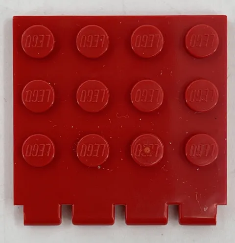 LEGO Train Red Hinge Car Roof 4 x 4 Ref 4213 Used in Hundreds of Sets 1.26"
