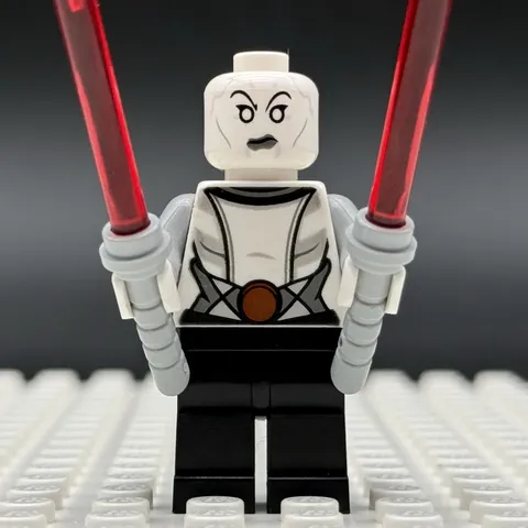 LEGO Star Wars Asajj Ventress Minifigure sw0615 White Torso Clone Wars