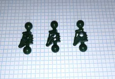 3 Lego 47311 Dk Green Bionicle Arm Lower Section Toa Metru style 2 Ball Joints